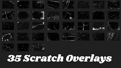 Download 35 Vintage Grain And Scratch Overlays